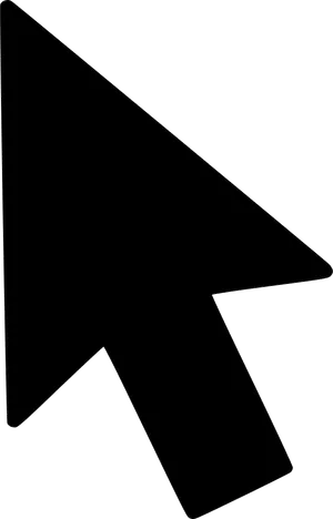 Black Cursor Outline PNG image