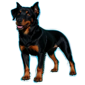 Black Dog Transparent PNG 80