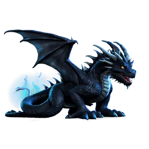 Black Dragon Casting Spell PNG 95 PNG