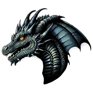 Black Dragon Illustration Png Wuo13 PNG image