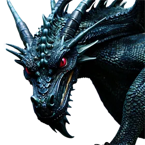 Black Dragon In Mystic Forest PNG Yfh PNG