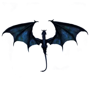 Black Dragon Wings Spread Png 43 PNG image