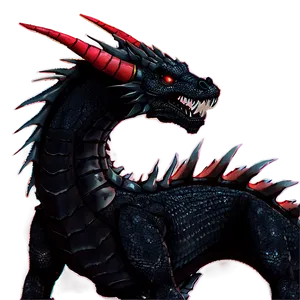 Black Dragon With Red Eyes PNG 68 PNG