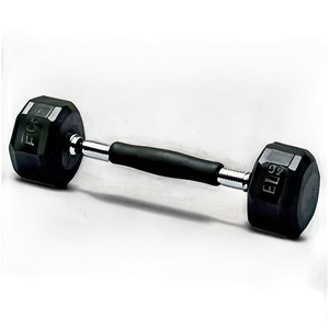 Black Dumbbell Design PNG Xox