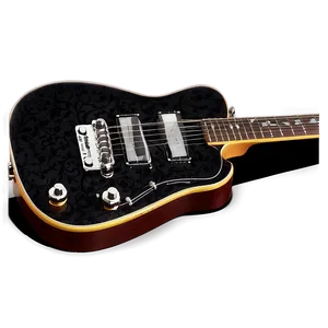 Black Electric Guitar PNG Jhh17 PNG