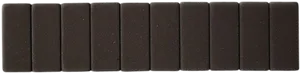 Black Eraser Row PNG