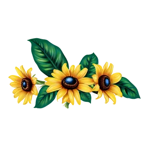 Black Eyed Susan Bouquet Png 06282024 PNG image