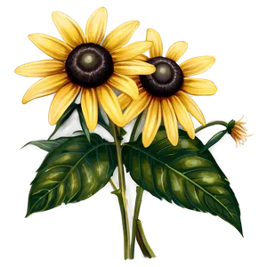 Black Eyed Susan By The Lake PNG Tpl13 PNG