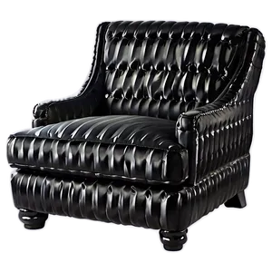 Black Fabric Chair Png 06282024 PNG image