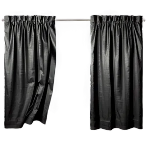 Black Fade Curtain PNG 26