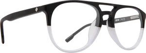 Black Fade Eyeglasses Transparent Background PNG