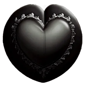 Black Fade Heart PNG 19 PNG