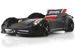 Black Ferrari Race Car Concept PNG