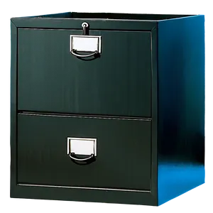 Black Filing Cabinet Png Gug PNG image