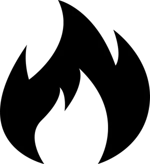 Black_ Fire_ Silhouette_ Vector