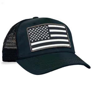 Black Flag Trucker Hat PNG Cwy95 PNG