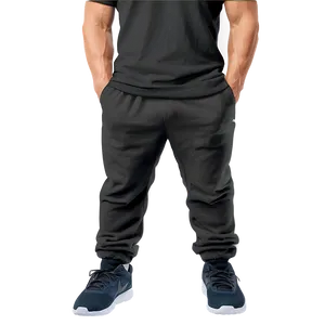 Black Fleece Pants PNG Frc PNG