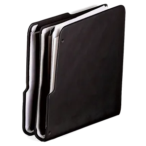 Black Folder Clipart PNG Iqe33