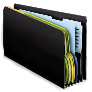 Black Folder For Business PNG 06212024