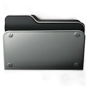 Black Folder Png 05252024 PNG image