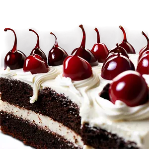 Black Forest Cake PNG Mnd63