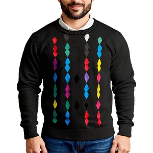 Black Formal Sweater PNG Jpp PNG