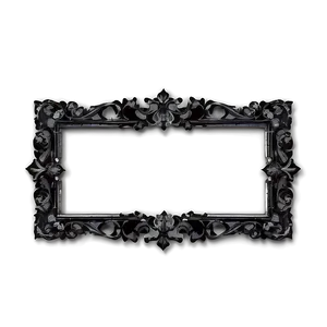 Black Frame Clipart Png 06262024 PNG image