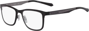 Black Frame Dragon Eyeglasses PNG image