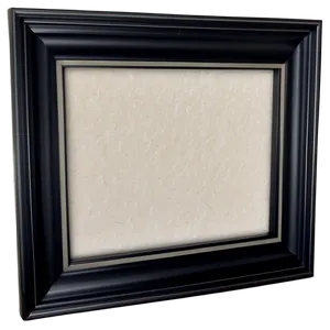 Black Frame For Canvas PNG 06262024 PNG