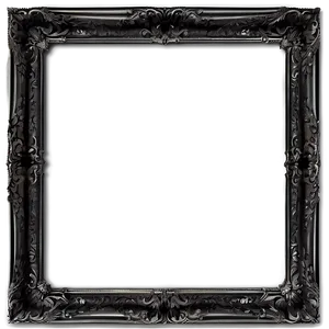 Black Frame For Canvas PNG Fvd PNG