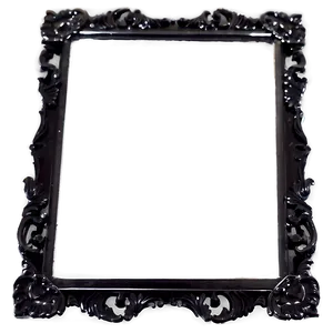 Black Frame With Stand PNG 14 PNG