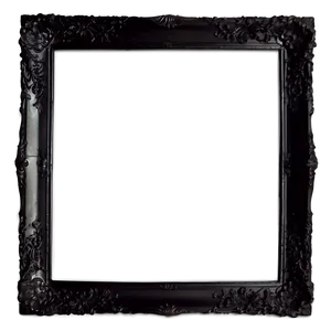 Black Frame With Stand PNG Myd PNG