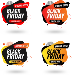 Black Friday Special Offer Banners PNG image