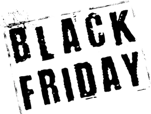 Black Friday Stamp Style Graphic PNG image