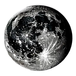 Black Full Moon Png Rqf91 PNG image