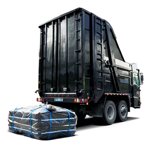 Black Garbage Truck PNG Cpe PNG