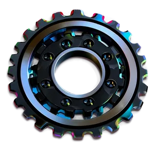 Black Gear Icon Png Qau70 PNG image