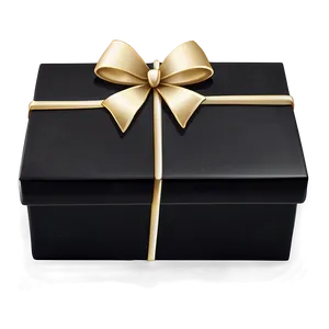 Black Gift Box PNG Weo PNG