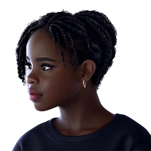 Black Girl Cartoon A