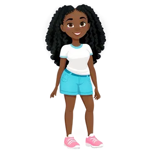 Black Girl Cartoon B
