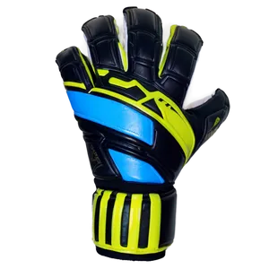 Black Goalkeeper Gloves Png Twx17 PNG image