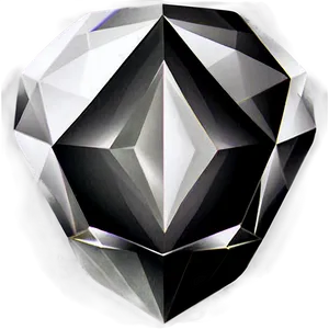 Black Gradient Diamond PNG 05252024