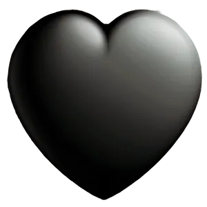 Black Gradient Heart PNG Hgy68 PNG