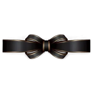 Black Gradient Ribbon PNG 39