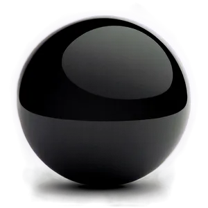 Black Gradient Sphere PNG Wto