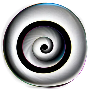 Black Gradient Spiral PNG 05252024 PNG