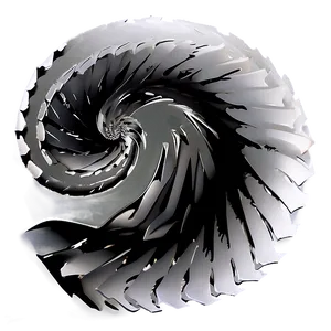 Black Gradient Spiral PNG Hvb PNG
