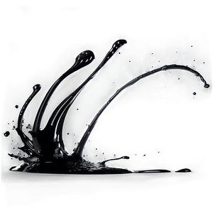 Black Gradient Splash PNG 32