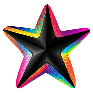 Black Gradient Star PNG 05252024 PNG