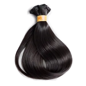 Black Hair Bundles Png 06122024 PNG image